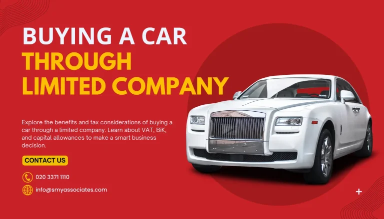 Featured Image About Buying a Car Using Limited Company With Picture of Car on Right Side